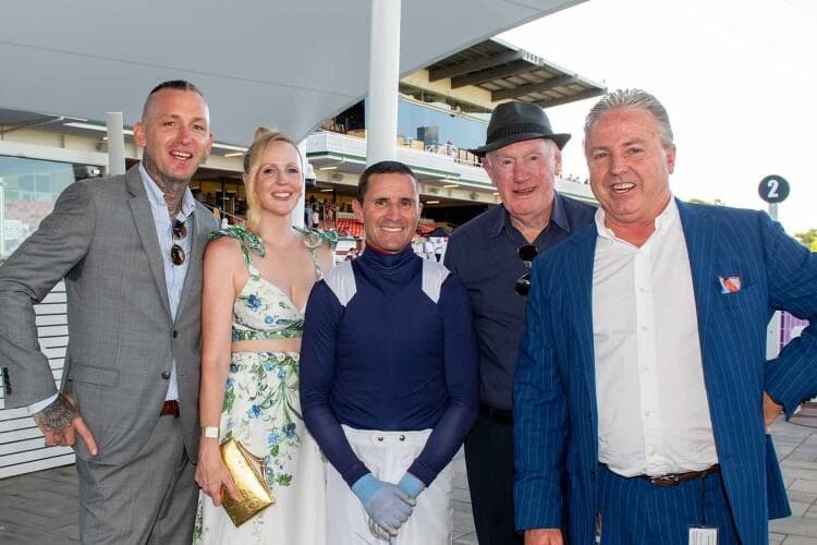 “All Play “ few of the winning connections at Ascot Race Course